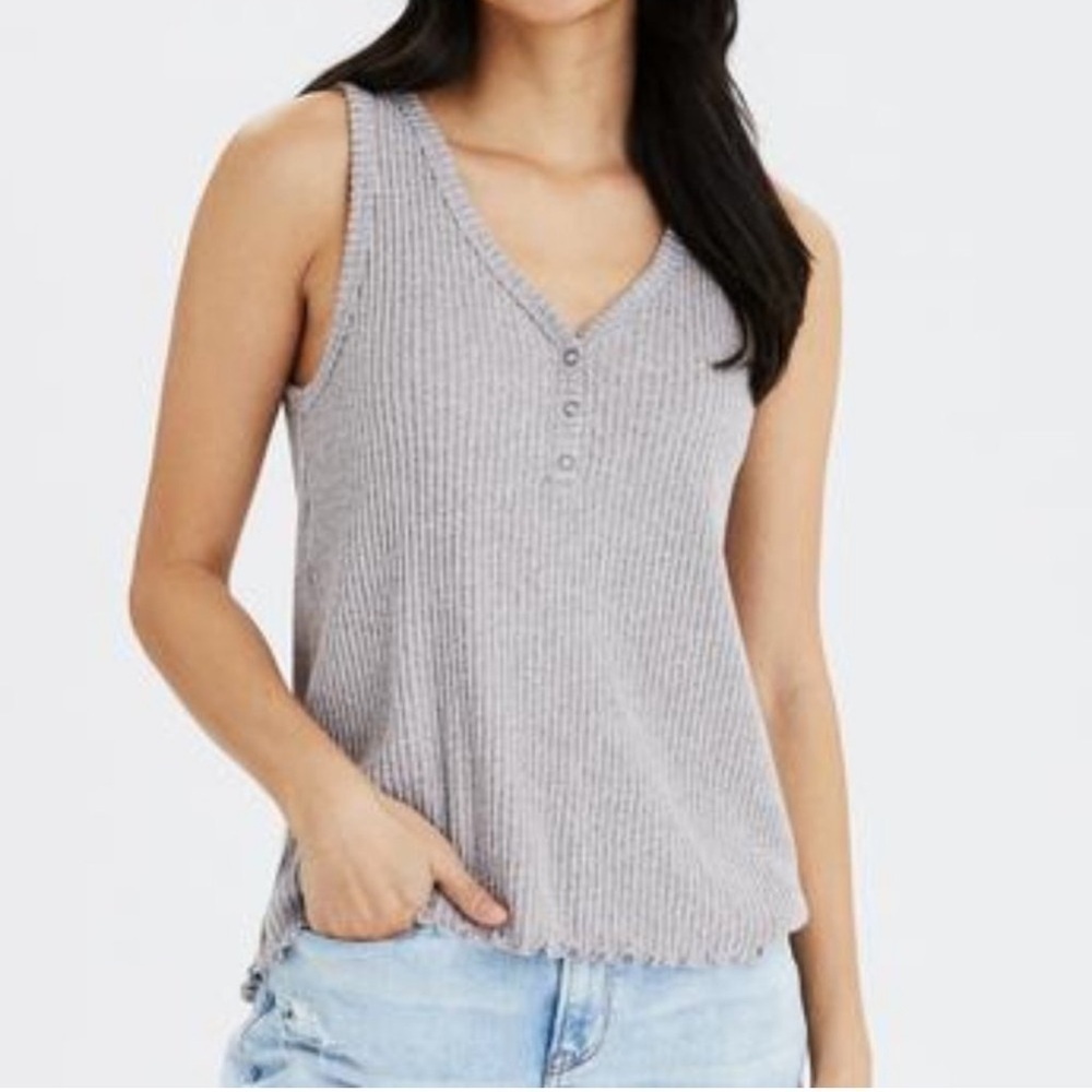 AMERICAN EAGLE Ribbed Tank Top